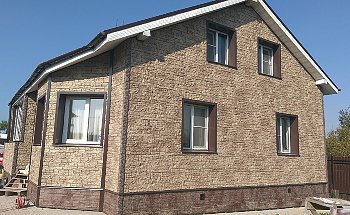 Виниловый сайдинг под камень фото цена	