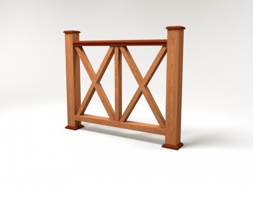 Ограждение из ДПК FG7 терракот купить в Юрьев-Польском