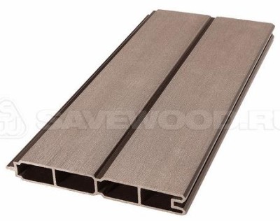 Заборный профиль из ДПК Savewood SW Agger матовый терракот