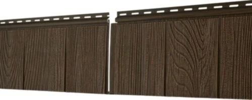 Фасадная панель Ю-Пласт S-Lock Щепа Каштан купить в Юрьев-Польском