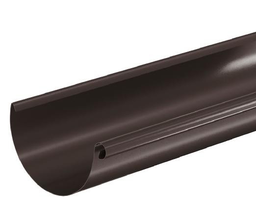 Водосток Aquasistem, система 150/100 - Водосточный желоб 3.00м RR 32 Тёмно Коричневый купить в Юрьев-Польском