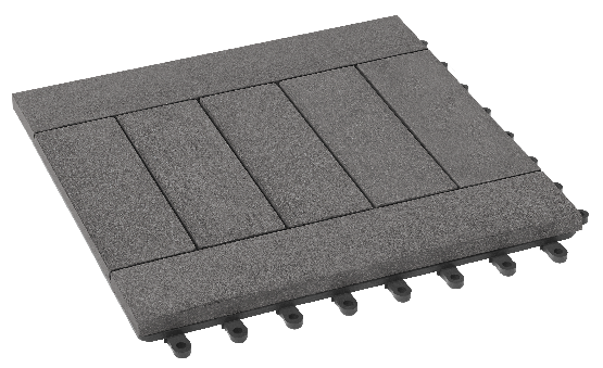 Модульный паркет ДПК GRINDERDECO Комфорт 5 Серый базальт купить в Юрьев-Польском