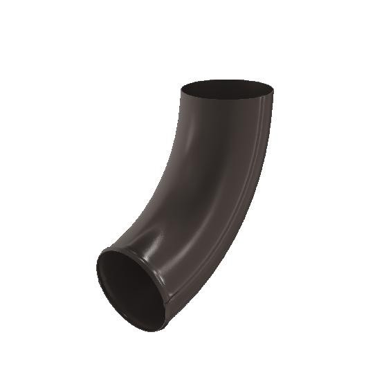 Водосток Aquasistem, система 125x90 - Отвод трубы RR 32 Тёмно-Коричневый купить в Юрьев-Польском