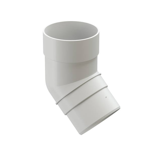 Колено 45˚ Docke Premium ПВХ - Пломбир купить в Юрьев-Польском