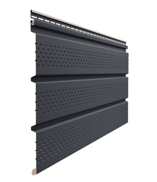 Софит Docke T4 с полной перфорацией Графит  купить в Юрьев-Польском