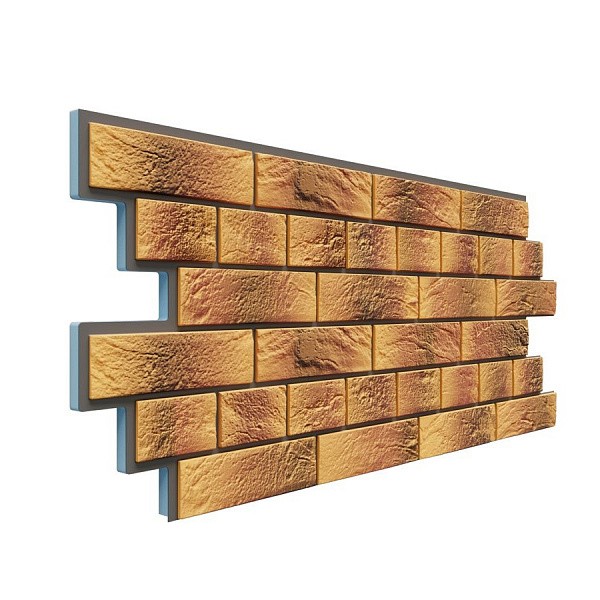 Фасадная термопанель Доломит Венецианский кирпич 20 мм Нарва купить в Юрьев-Польском