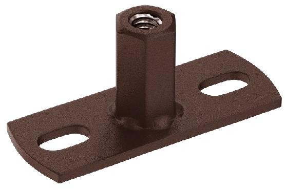Водосток Aquasistem, Система 150/100 - Держатель для хомута под метиза RAL 8017 Коричневый matt купить в Юрьев-Польском