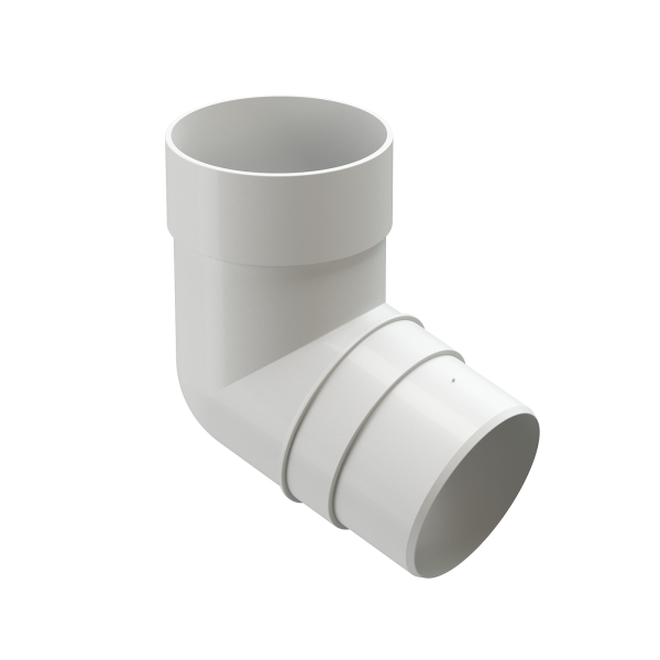 Колено 72˚ Docke Premium ПВХ - Пломбир купить в Юрьев-Польском