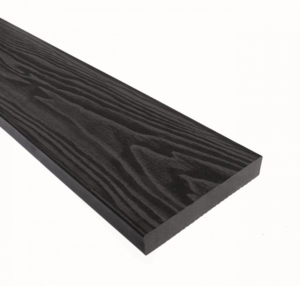 Террасная доска из ДПК Terrapol Смарт 3D Полнотелая без паза Черное дерево купить в Юрьев-Польском