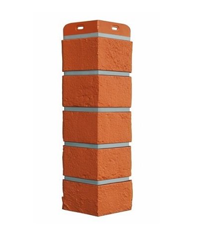 Угол Grand Line состаренный кирпич премиум Терракотовый (шов RAL 7006) купить в Юрьев-Польском