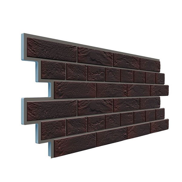 Фасадная термопанель Доломит Венецианский кирпич 20 мм Алтея купить в Юрьев-Польском