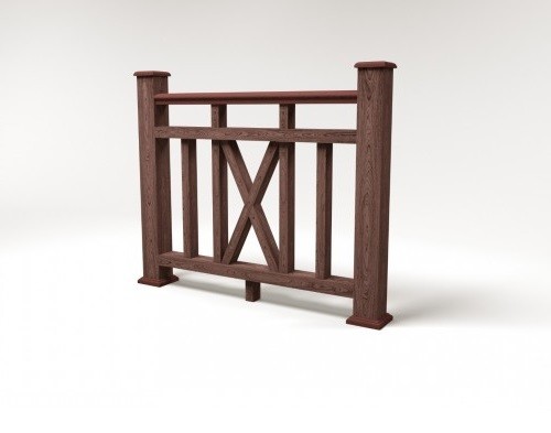 Ограждение из ДПК FG6 шоколад купить в Юрьев-Польском