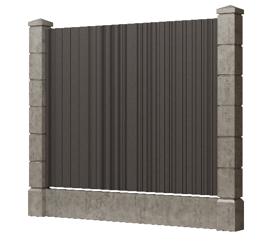 Заборная доска GRINDERDECO, ДПК, тиснение "дуб" Асфальт купить в Юрьев-Польском