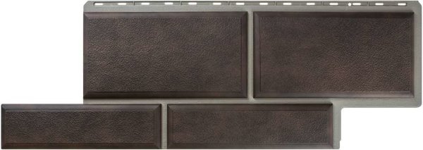 Фасадная панель камень Флорентийский коричневый купить в Юрьев-Польском