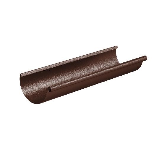 Водосток Aquasistem, Система 150/100 - Желоб водосточный 3 метра RAL 8017 Коричневый matt купить в Юрьев-Польском