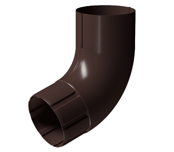 Колено 72° D90 Döcke STAL PREMIUM Шоколад, (RAL 8019) купить в Юрьев-Польском