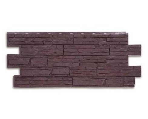 Фасадная панель T-Сайдинг-Альпийская сказка ЭКО-1 Браун купить в Юрьев-Польском