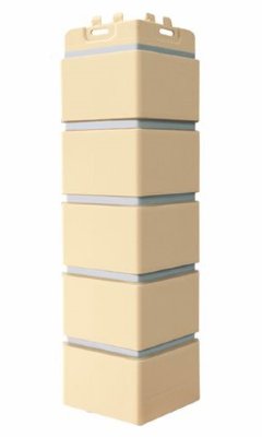 Угол Grand Line клинкерный кирпич ПРЕМИУМ Бежевый (шов RAL 7006)