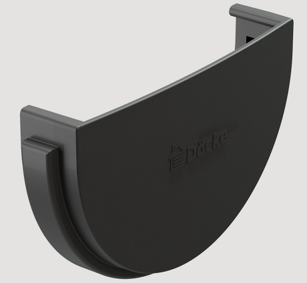 Заглушка желоба ПВХ Docke STANDART серый купить в Юрьев-Польском