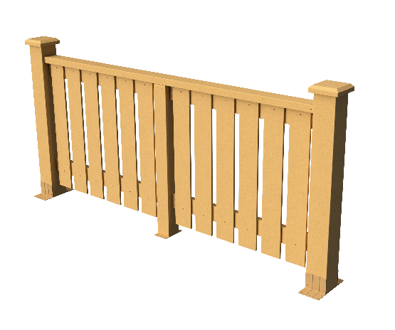 Ограждения декоративное ДПК GRINDERDECO Вилидж песчаник купить в Юрьев-Польском