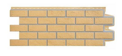 ФП Grand Line состаренный кирпич премиум Песочный (шов RAL 7006)