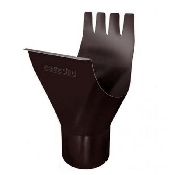 Водосток Grand Line 150x100 – Воронка желоба RAL 8017 купить в Юрьев-Польском