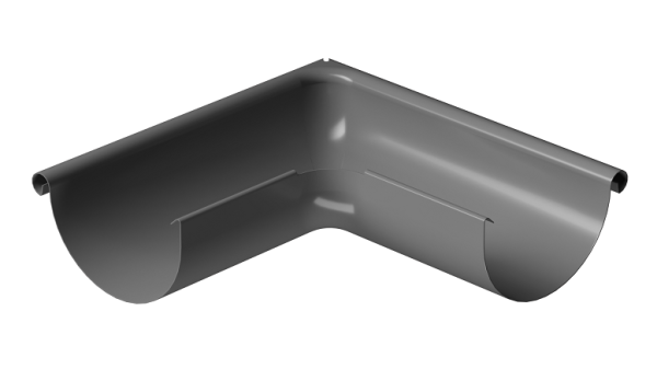 Угол внешний 90° D125 Döcke STAL PREMIUM Графит, (RAL 7024) купить в Юрьев-Польском