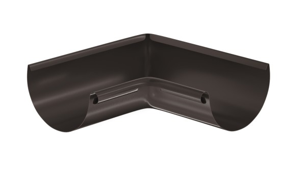 Водосток Aquasistem, система 125x90 - Угол желоба, внутренний 90° RR 32 Тёмно-Коричневый купить в Юрьев-Польском