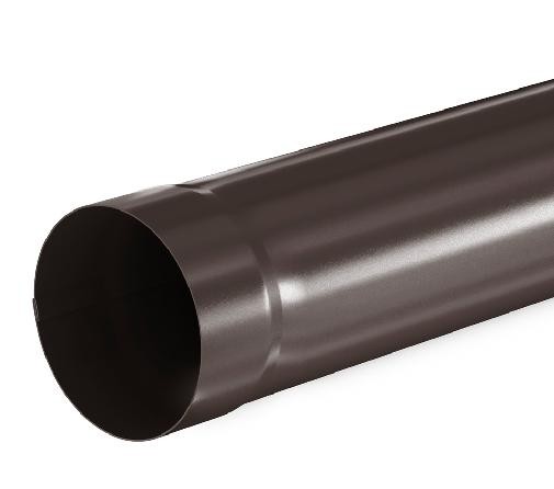 Водосток Aquasistem, система 150/100 - Труба водосточная 3.00м RR 32 Тёмно Коричневый купить в Юрьев-Польском