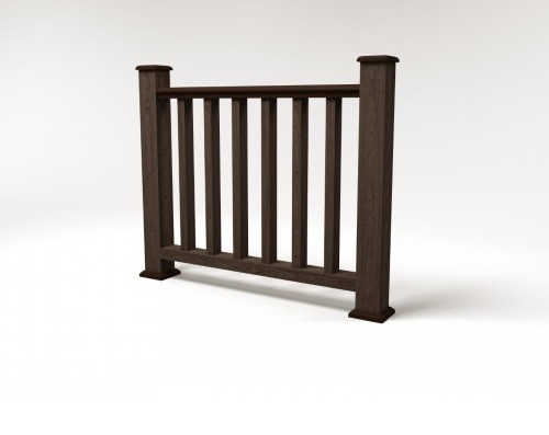 Ограждение из ДПК FG5 венге купить в Юрьев-Польском