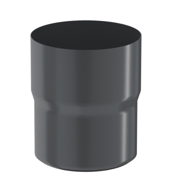 Водосток Aquasistem, система 125x90 - Соединитель трубы RAL 7024 Тёмно-серый купить в Юрьев-Польском