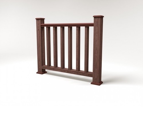 Ограждение из ДПК FG5 шоколад купить в Юрьев-Польском