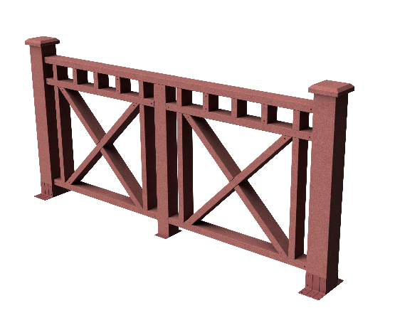 Ограждения декоративное ДПК GRINDERDECO Виктория мербау купить в Юрьев-Польском