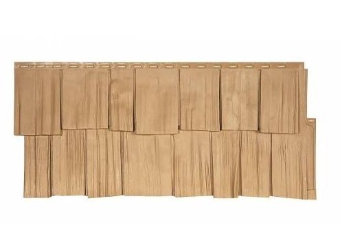 Фасадная панель T-Сайдинг-Щепа дуб ЭКО-1 Бежевый купить в Юрьев-Польском