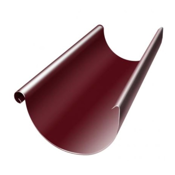 Водосток Grand Line 125x90 – Полукруглый желоб 3 метра RAL 3005 купить в Юрьев-Польском