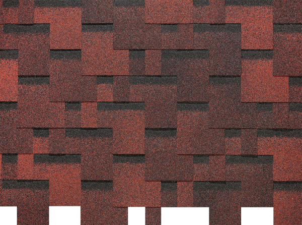 Гибкая черепица EURASIA Docke, Коллекция Лабиринт Красный купить в Юрьев-Польском