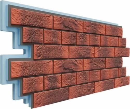 Термосайдинг Доломит Венецианский Кирпич 40 мм Корса купить в Юрьев-Польском