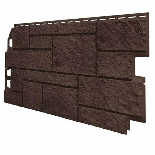 Фасадные панели ТЕХНОНИКОЛЬ Оптима Песчаник Тёмно-коричневый купить в Юрьев-Польском
