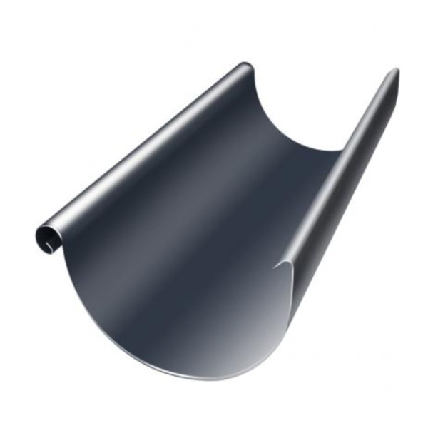 Водосток Grand Line 125x90 – Желоб 3м RAL 7024 купить в Юрьев-Польском