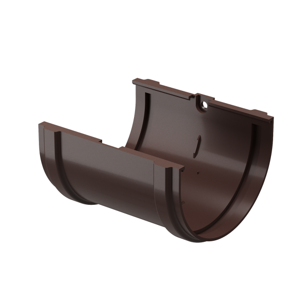 Соединитель желоба Docke Premium ПВХ - Шоколад купить в Юрьев-Польском