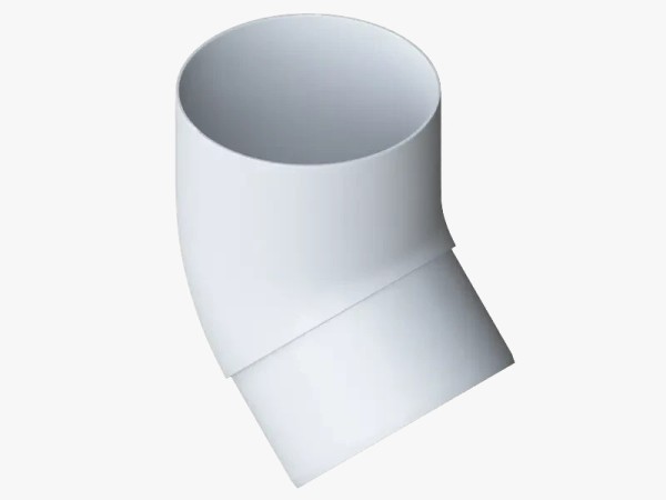 Водосток Альта-Профиль ПВХ – Колено 45 (белый) купить в Юрьев-Польском