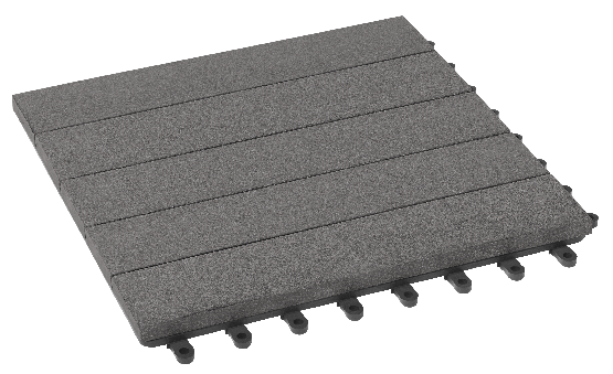 Модульный паркет ДПК GRINDERDECO Комфорт 3 Серый базальт купить в Юрьев-Польском