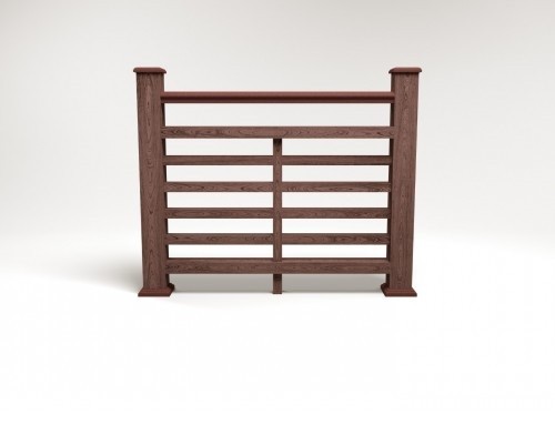 Ограждение из ДПК FG4 шоколад купить в Юрьев-Польском