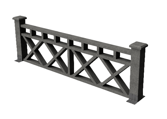 Ограждения декоративное ДПК GRINDERDECO Бэйли серый базальт купить в Юрьев-Польском