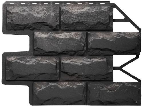 Фасадная панель FineBer Блок, Темно-серый купить в Юрьев-Польском