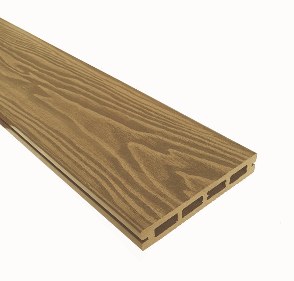 Террасная доска из ДПК Terrapol Смарт 3D Пустотелая с пазом Дуб Севилья купить в Юрьев-Польском