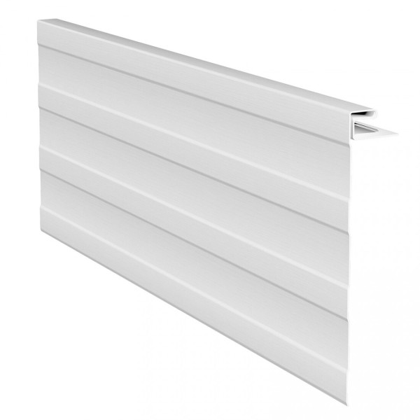 J-фаска ( ветровая, карнизная планка ) для сайдинга, белый купить в Юрьев-Польском