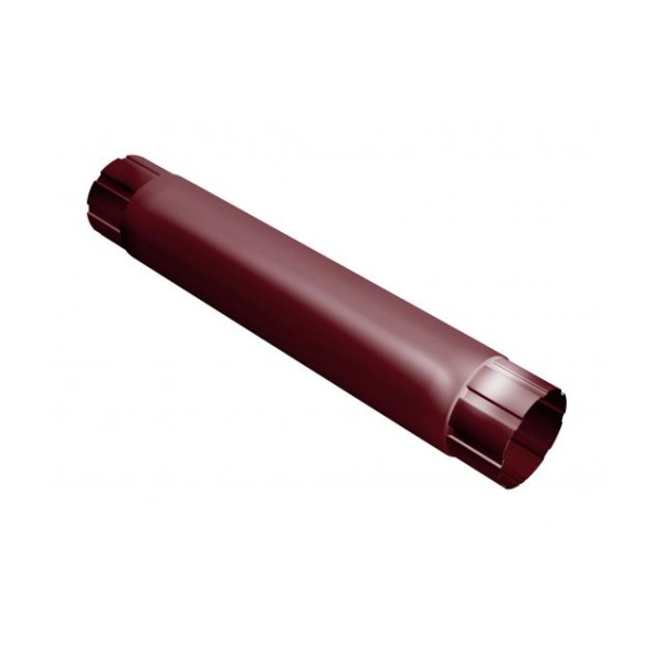 Водосток Grand Line 125x90 –Труба соединительная 1 метр RAL 3005 купить в Юрьев-Польском