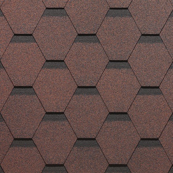 Гибкая черепица Docke, коллекция Сота – Красный купить в Юрьев-Польском