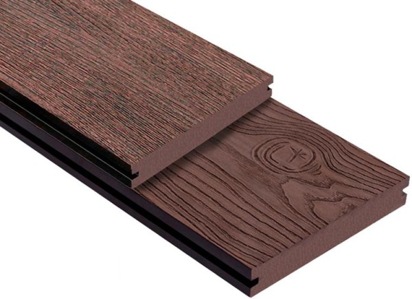 Террасная доска ДПК Outdoor 3D полнотелая STORM/OCEAN BROWN коричневая микс купить в Юрьев-Польском